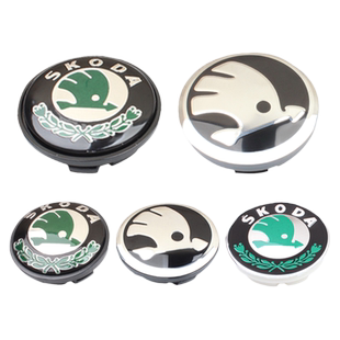 适用于斯柯达65mm轮毂盖晶锐明锐速派昕锐56mm汽车用品轮胎中心盖