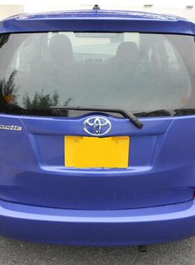 右軚Ractis Verso后雨刷片刮雨器汽车水拨胶条后窗雨刮片摇臂总成