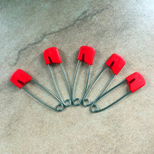 宝宝安全衣服袋别针不锈钢儿童护身福别针防回弹安全别针扣针