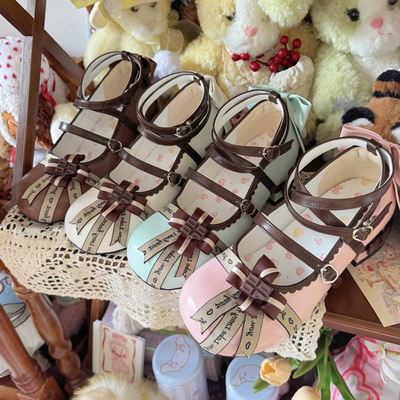 Lolita薄荷巧克力甜美单鞋中跟