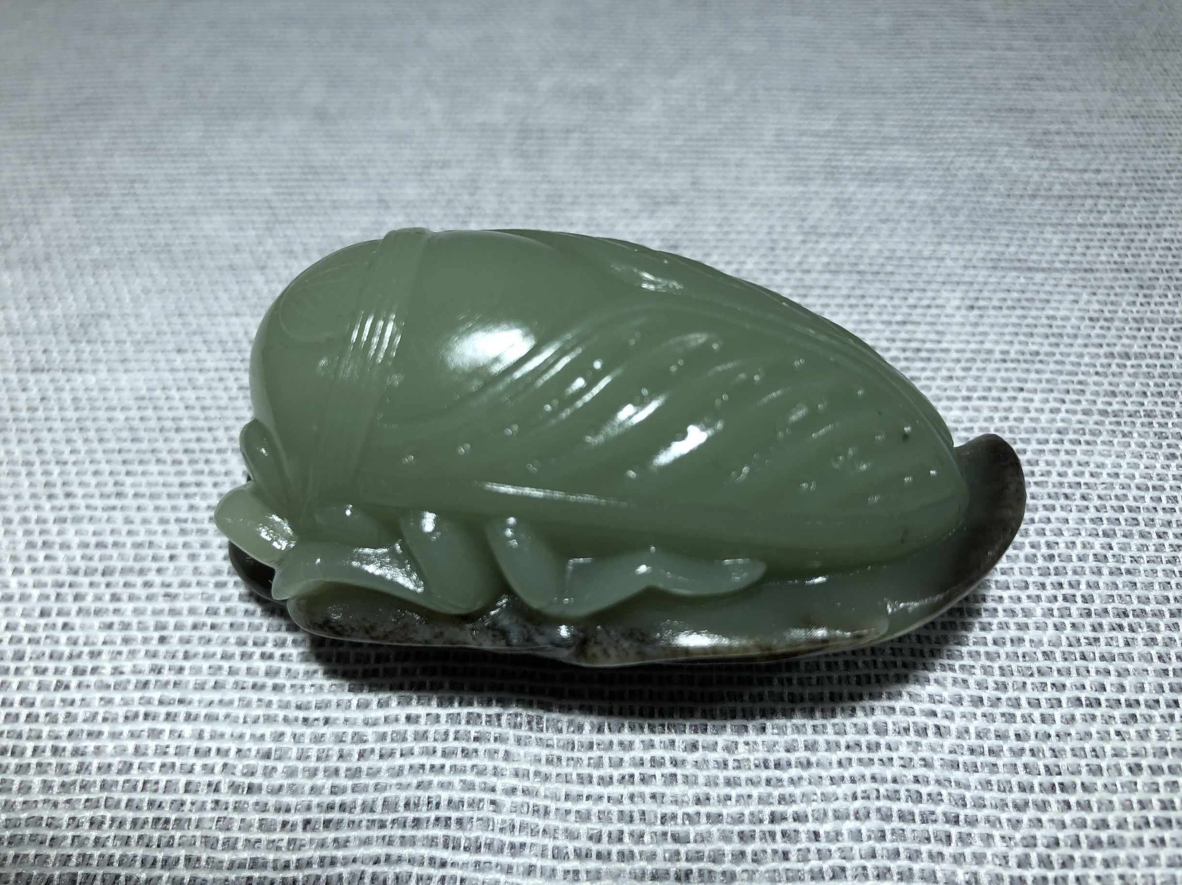 新疆和田玉籽料青玉一夜风琴