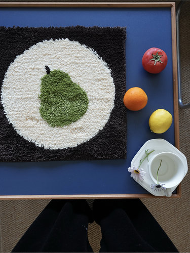 ARISUSPACE晚秋椅子簇绒椅垫家用沙发垫子挂毯办公室久坐防滑坐垫