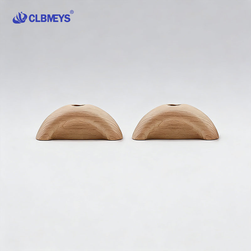 CLBMEYS家庭木质攀岩岩点握力器家用半球指力板半圆木球握力训练