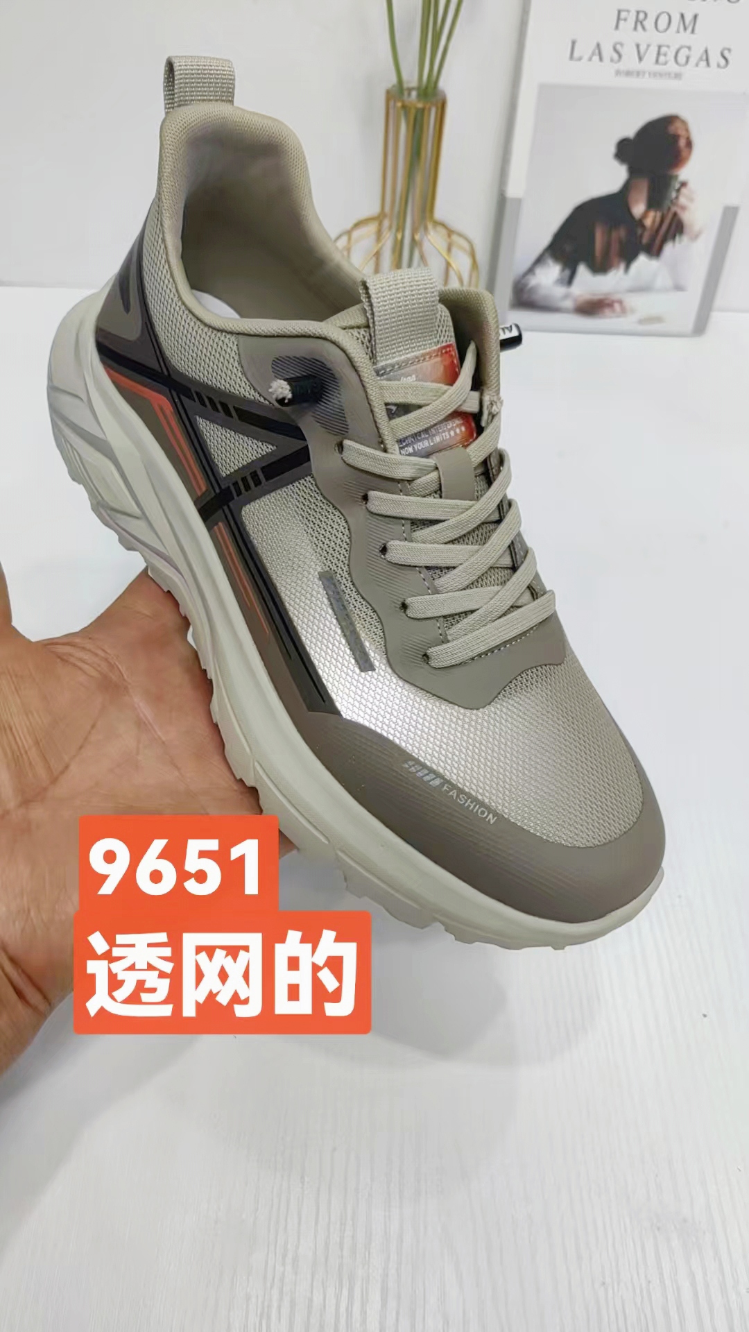 澳杰男鞋2025新款网面透气运动鞋男士夏季休闲鞋镂空软底老公鞋