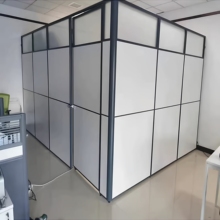 办公室移动屏风隔断可折叠推拉门简约工厂车间带轮活动屏风隔断墙