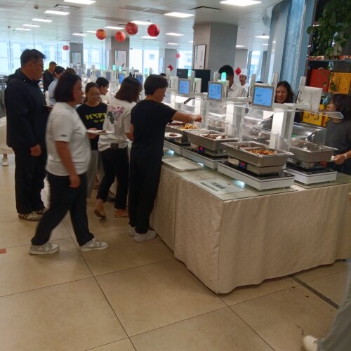 智慧食堂餐厅称重结算扫码