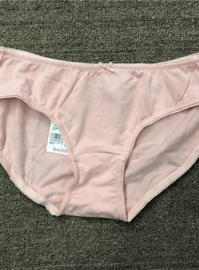 衣恋旗下 body pops 桃红色D15棉质可爱印花女士内裤BCWP84TC32