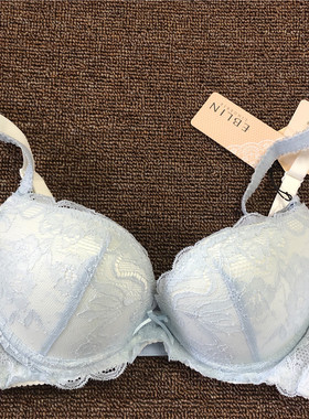 衣恋旗下EBLIN 五色蕾丝包裹优雅性感舒适女士文胸ECBR889N11