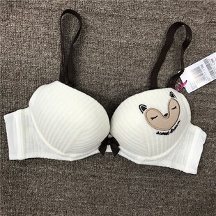 一折！body pops可爱卡通刺绣蝴蝶结针织少女文胸BCBR64VA11