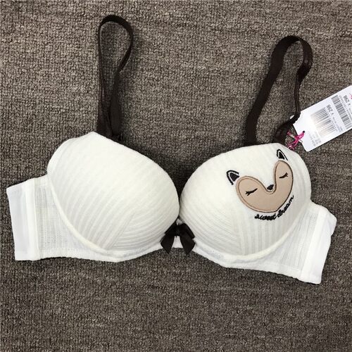 一折bodypops可爱刺绣少女文胸