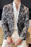 英伦韩版修身男士商务休闲刺绣花式西服男外套X932-P155，男装西服，电商C308