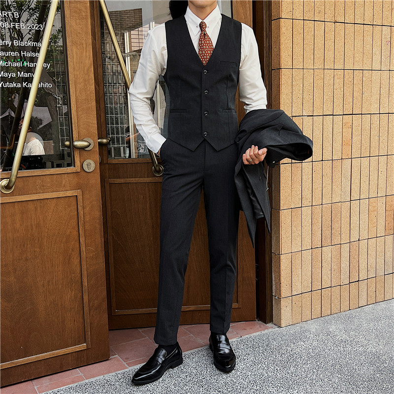 新郎婚礼伴郎服马甲塔士多礼服男士高级感马甲MJ912-P60,男装背心/马甲,电商C308