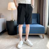 夏薄款条纹短裤男士坠感免烫五分西裤青年冰凉休闲短裤K07-P70，男装牛仔裤，电商C308