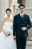 布雷泽英伦金属纽扣双排扣男士韩版修身婚宴商务西服X890-P155，男装西服，电商C308