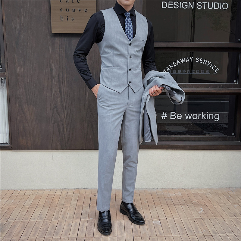 新郎婚礼伴郎服马甲塔士多礼服男士高级感马甲MJ912-P60,男装背心/马甲,电商C308