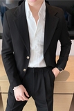 痞帅高级感休闲二粒扣小西服男外套韩版修身英伦单西装X05-P155，男装西服套装，电商C308