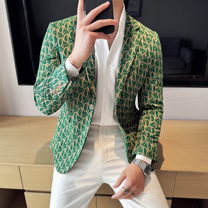 英伦韩版修身男士商务休闲花式西服男外套X933-P155图片