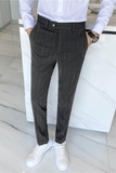 高质量男性西裤时尚免烫西裤韩版修身男士小脚裤长裤K24-P75，男装西裤，电商C308