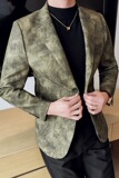 皮衣男西装外套韩版修身帅气潮流休闲二粒扣男士西服X943-P155，男装西服套装，电商C308