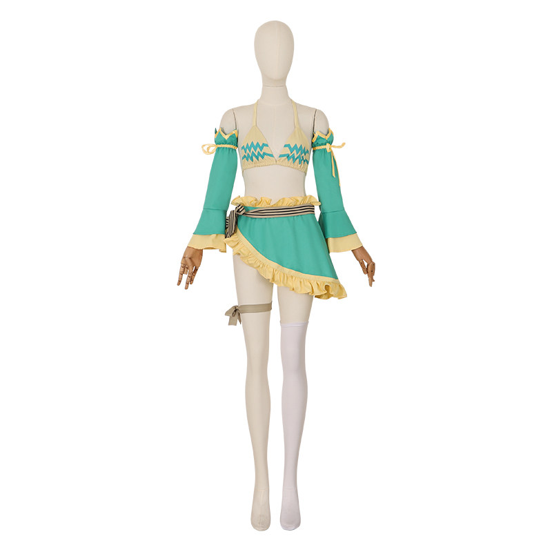 妖精的尾巴露西cos 水瓶座裙子Cosplay星灵装裙子