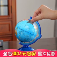 Quả cầu heo con heo con heo đất vui vẻ heo đất trang trí sáng tạo dễ thương chỉ không thể vào đồng xu nhựa - Trang trí nội thất đồ dcor bàn làm việc
