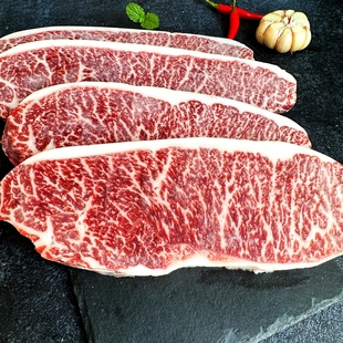 澳洲进口2GR纯血和牛M9+小西冷1000克皇后牛排原切雪花牛肉6-8块