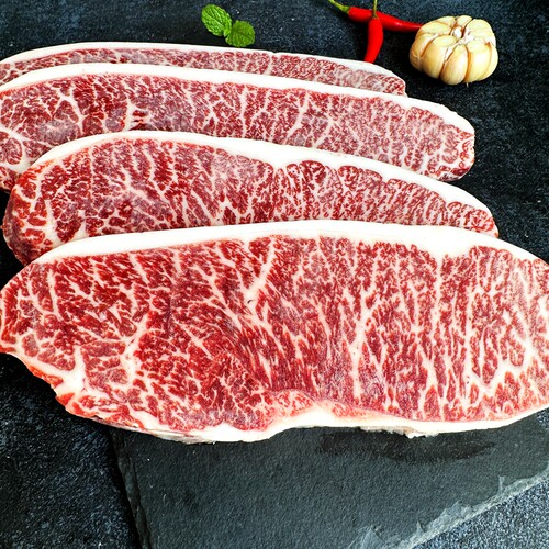 澳洲进口2GR纯血和牛M9+小西冷1000克皇后牛排原切雪花牛肉6-8块