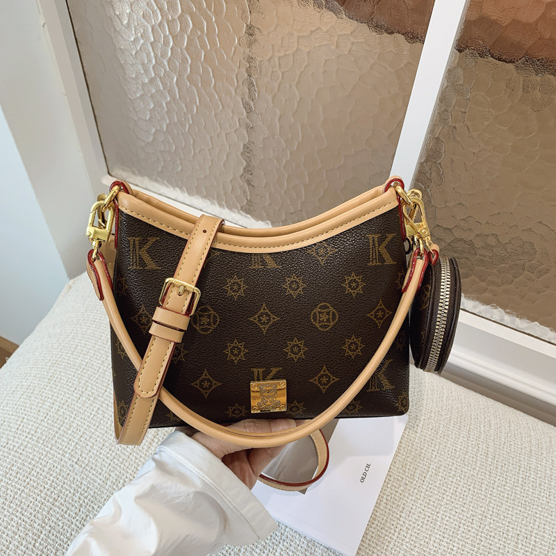 轻奢复古流浪包包女包2025新款通勤小拎包高级感百搭单肩斜挎包