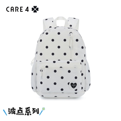 CARE4波点双肩包大容量轻便减负书包小众通勤背包