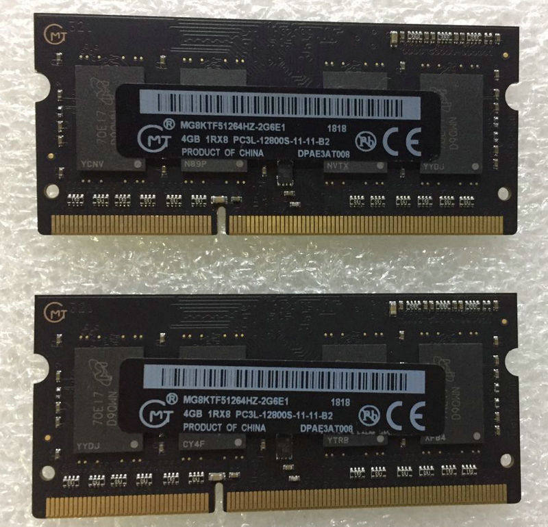 麦光 DDR3L 1600 4G 1R*8 PC3L-12800S 1.35v笔记本内存