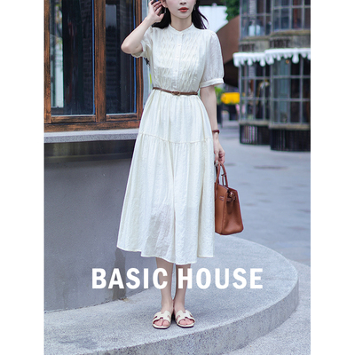 BasicHouse/百家好法式连衣裙