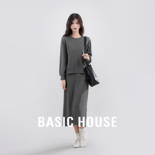 百家好/韩版休闲卫衣两件套装裙女秋高级感一整套ootd穿搭套装