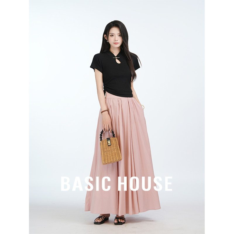 BasicHouse/百家好新中式风T恤
