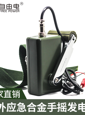 30w手摇发电机12v 220v手机充电台电池户外应急微型便携28v大功率