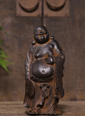 民俗摆件铁器人物复古