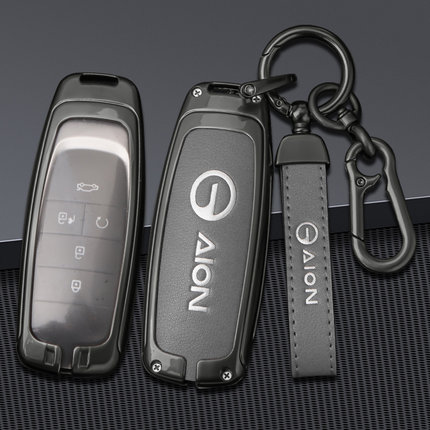 适用埃安y钥匙套splus专用壳V改装S魅580配件lx扣广汽传祺AION包