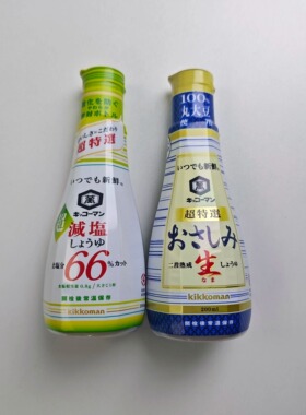 日本进口 Kikkoman / 万字 酱油系列超特选轻负担减盐健康调味品