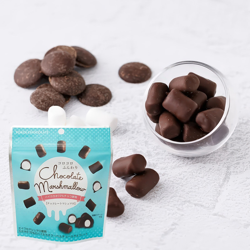 现货 进口YOKOI横井本土爆火零食棉花糖夹心巧克力酥脆糖果饼干