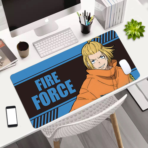 炎炎消防队 茉希尾濑 森罗 亚瑟 周边二次元大号鼠标垫电脑键盘垫