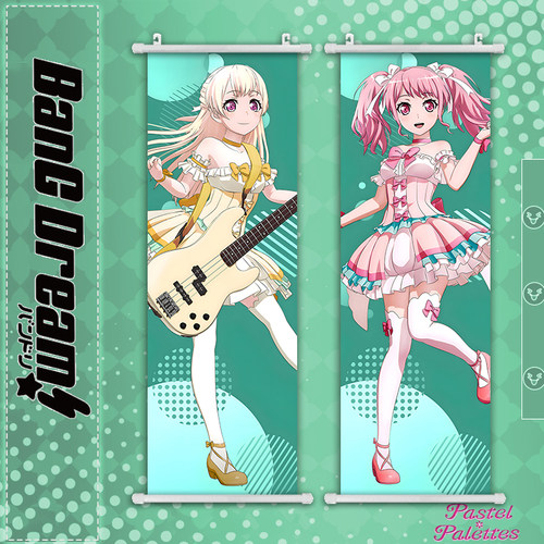 bangdream Pastel Palettes周边冰川日菜 丸山彩动漫海报挂画壁画