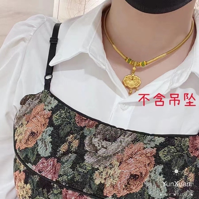 宝宝满月周岁手工编织成人项链绳