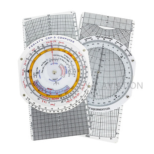 POOLEYS 飞行计算尺 民航通用向量尺 领航计算尺CRP-5