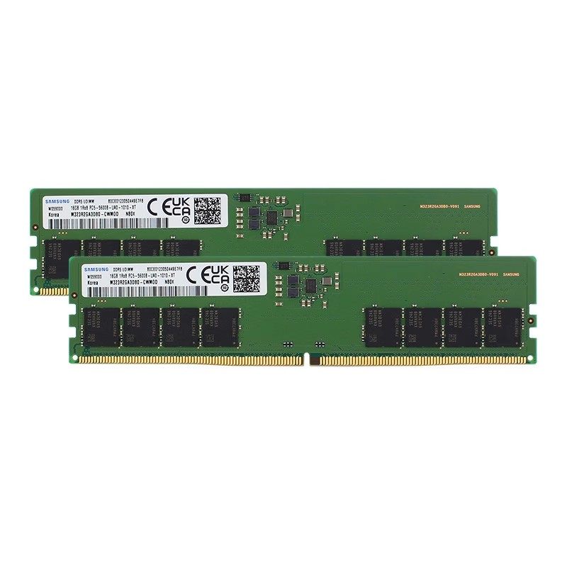 三星 48G 32G 24G 16G 12G 8G DDR5 4800 5600 6400 台式机内存 - 实物图