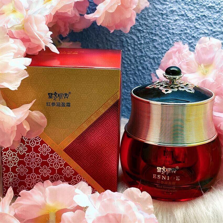十年专注护肤奢莲化妆品正品美容院同步包邮特价妮奥红参滋盈霜