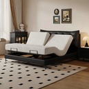 大黑熊全自动智能电动升降床主卧多功能分体式 互不干扰主卧真皮床