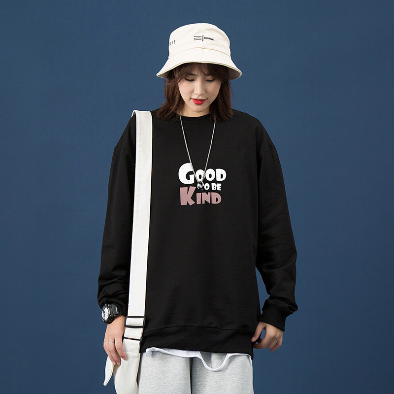 Unisex autumn new men's and women's round neck Pullover Sweater is loose in 2020