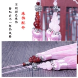 Длинный ретро аксессуар ручной работы с кисточками