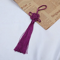 Темно-фиолетовый 6-пластинчатый простой китайский узел [10 шт.]