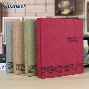 可插记事留言条相册本6寸插页式160张照片明信片相簿家庭宝宝影集