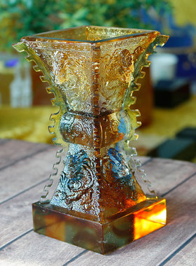 欣欣向荣琉璃商务乔迁升职纪念品